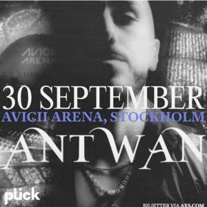 Säljer en biljett (ståplats) till Antwan konserten som är den 30:e september i Stockholm.   Priset ligger på 800 just nu, prutat o klart!