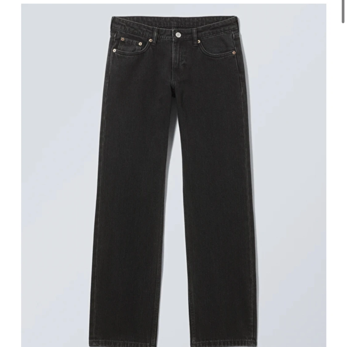 Lowwaist svarta jeans