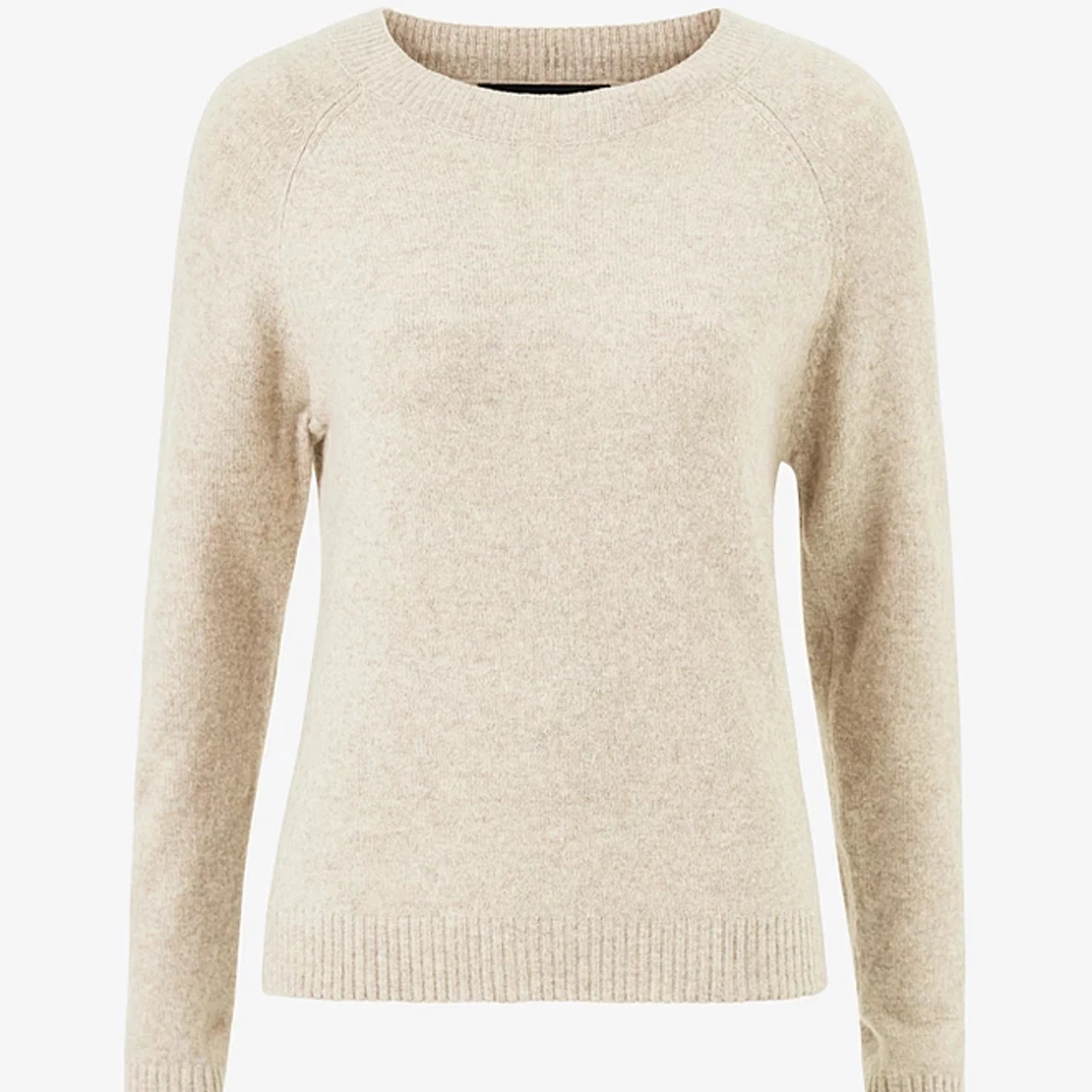 Vit stickad tröja - 90