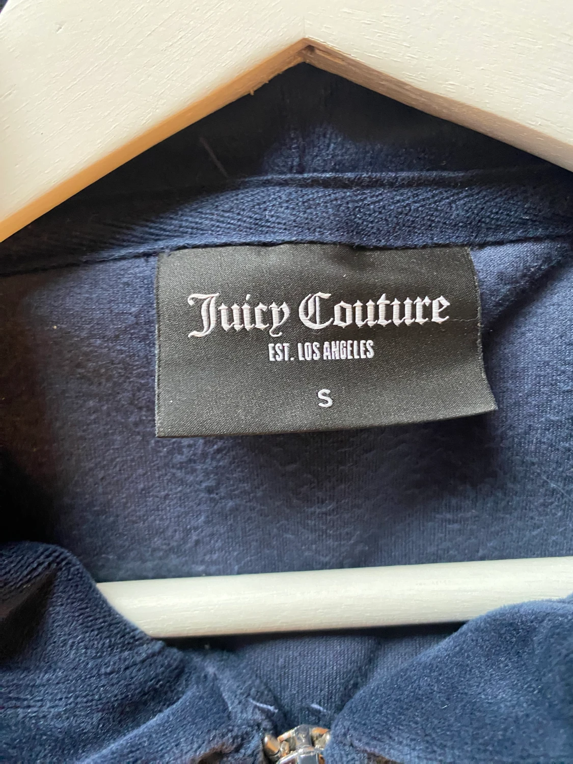 Juicy Couture Zip Up Tröja, mörkblå - 90