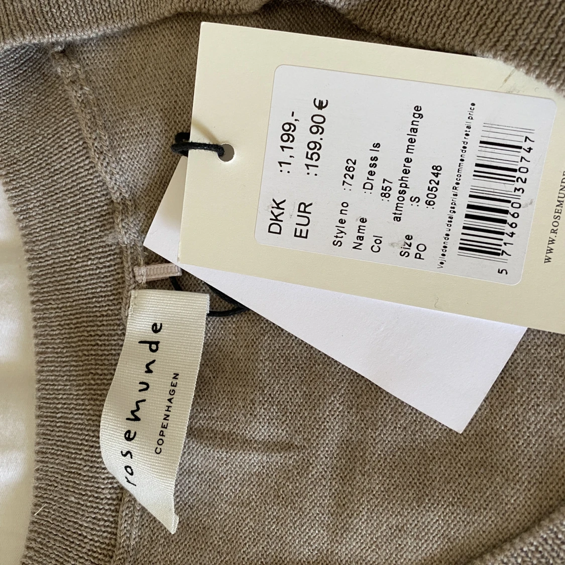 Rosemunde finstickad ullklänning - 91