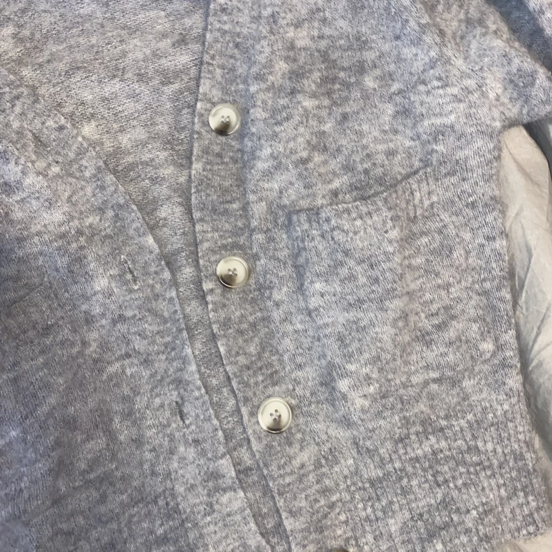 Grå kofta bikbok  - 90