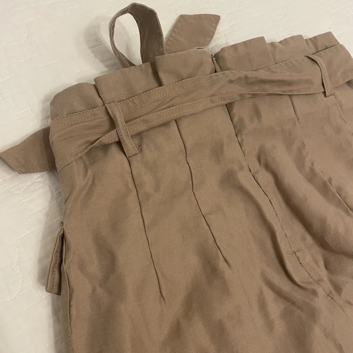 Beige cargokjol stl S - 91