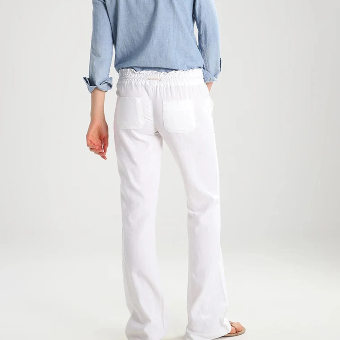 Roxy- lågmidjade linnebyxor - 91