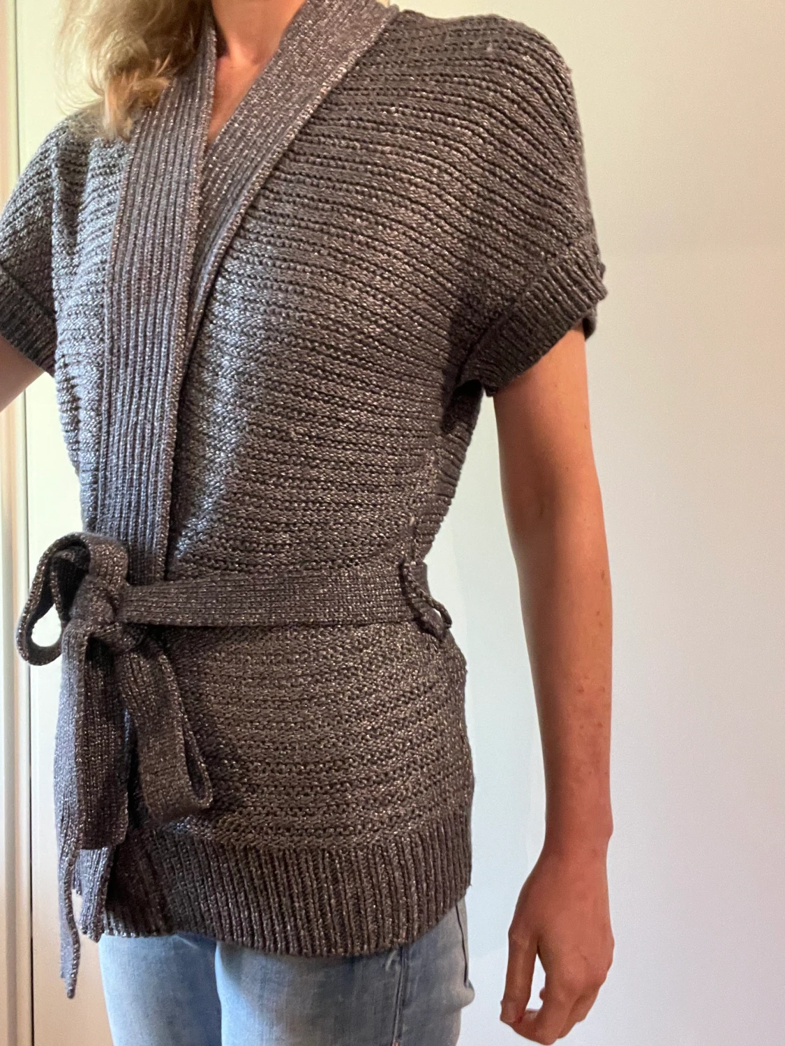 Silvergrå kofta Calvin Klein