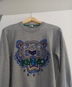 Kenzo tröja grå - Grå med turkos twxt