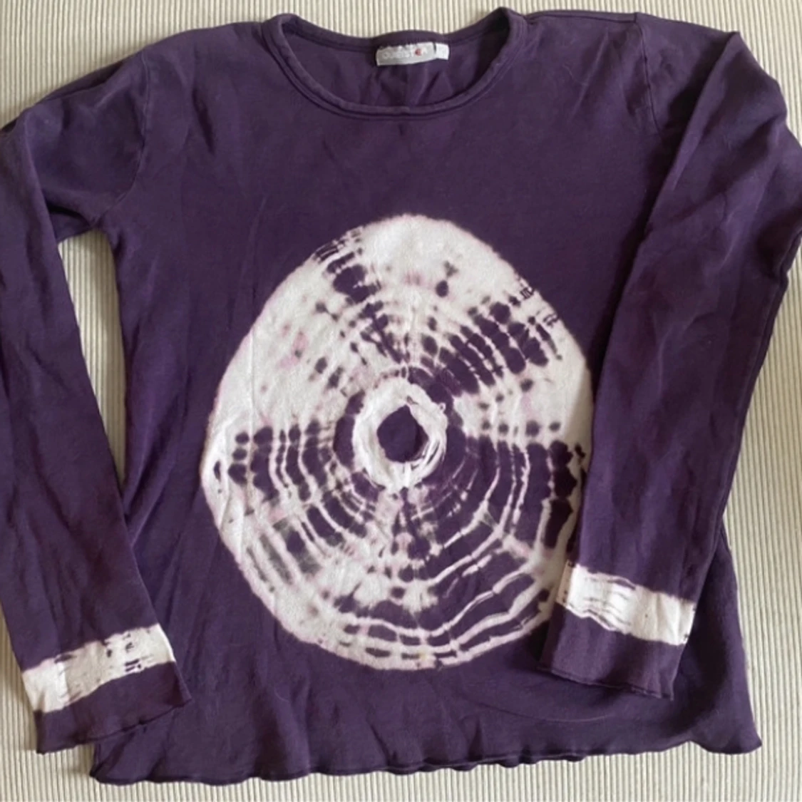 Y2k Tiedye Lila långärmad topp - 91