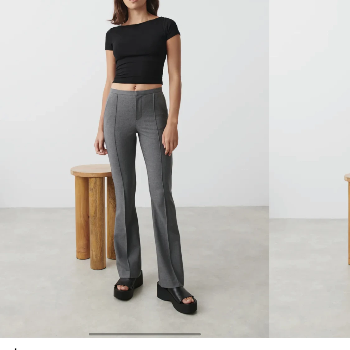 bootcut kostym byxor 