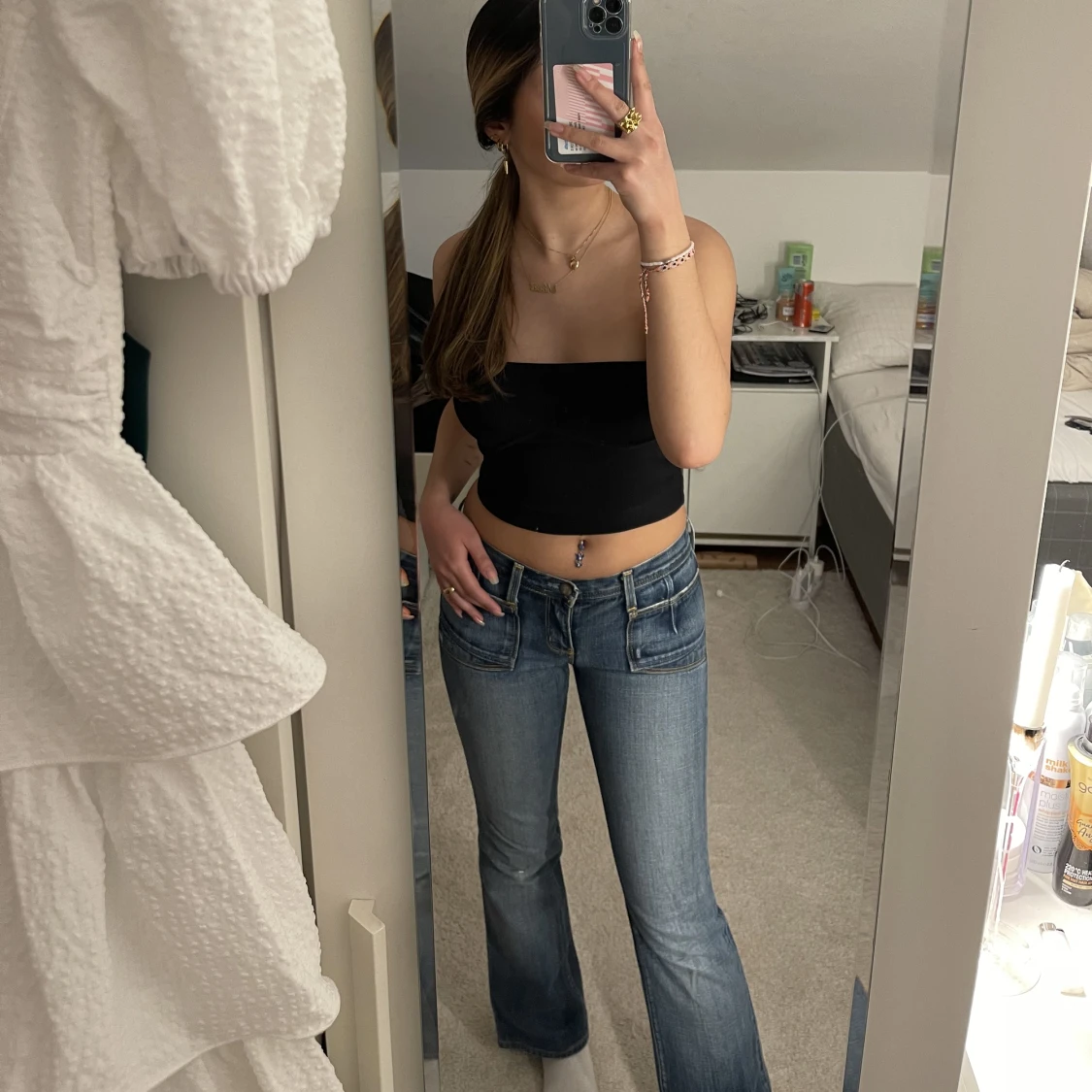 Lågmidjade jeans - 90