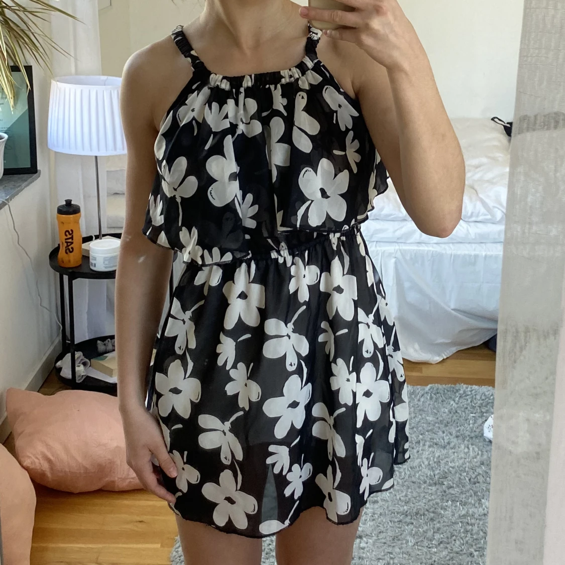 Blommig klänning - 90