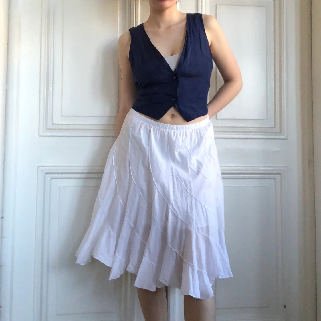 superfin trendig croppad väst