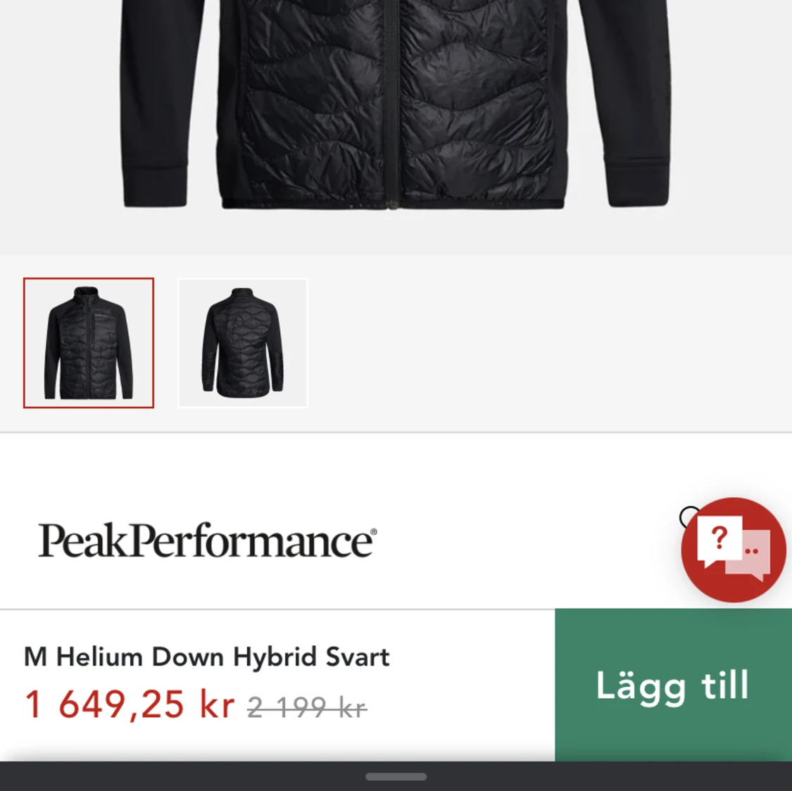 Peak performance jacka - 91