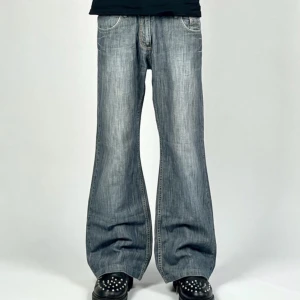Vintage Jeans Flared Baggy - Sjuk passform och snuskigt snygg tvätt