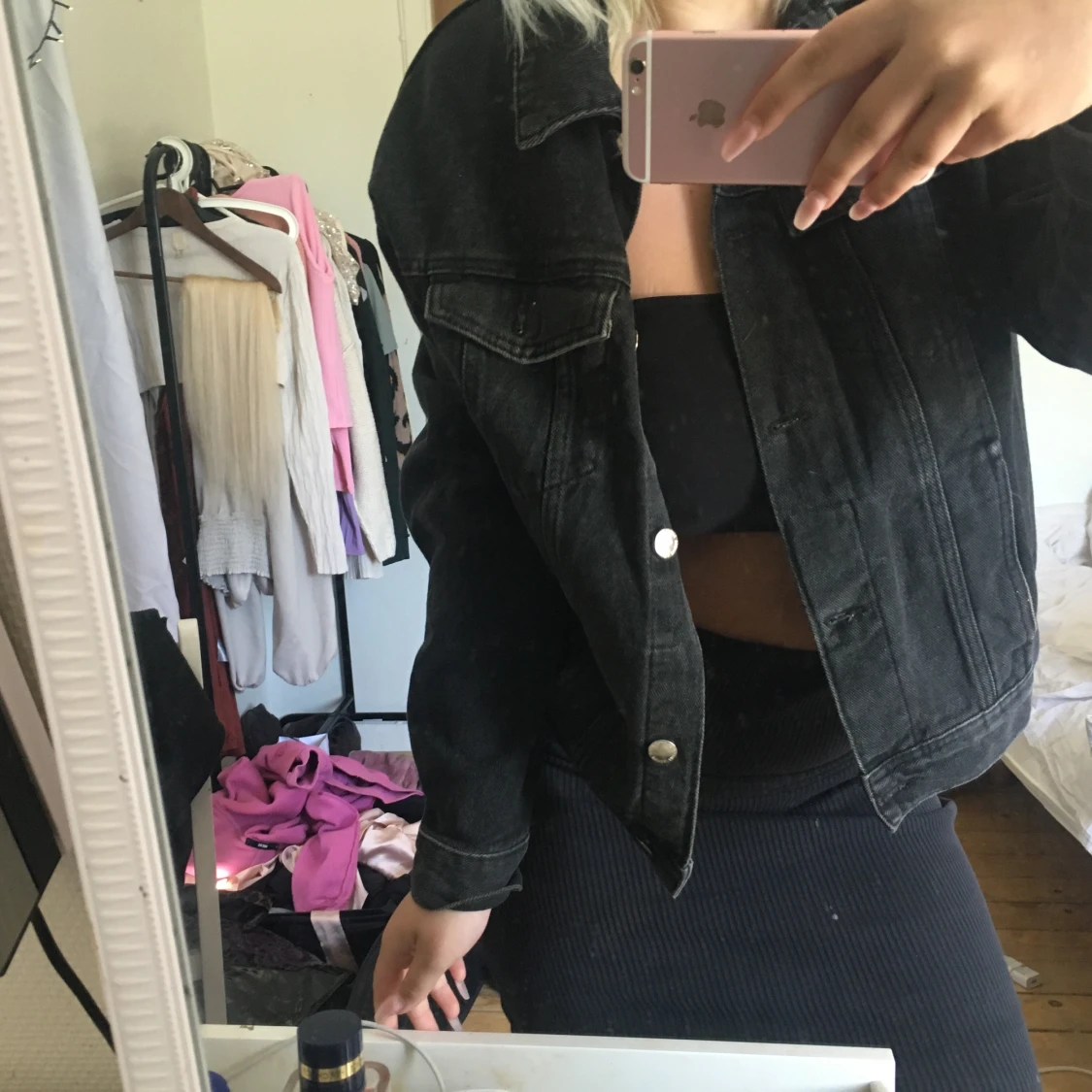 Oversized jeans jacka - 90