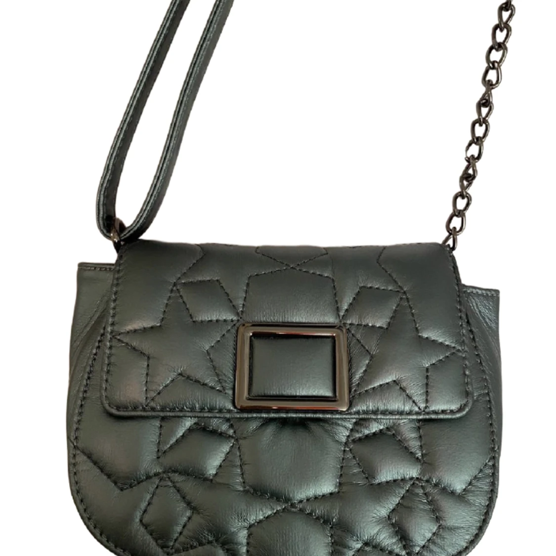 Grön MyMo väska m stjärnor 