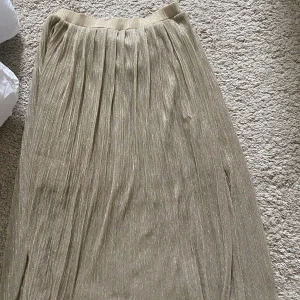 Guldig midikjol - Guldig midikjol, strl S