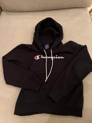 Champion Hoodie - Svart hoodie stl S. Använd men i fint skick. Finns i Bunkeflo/Malmö 