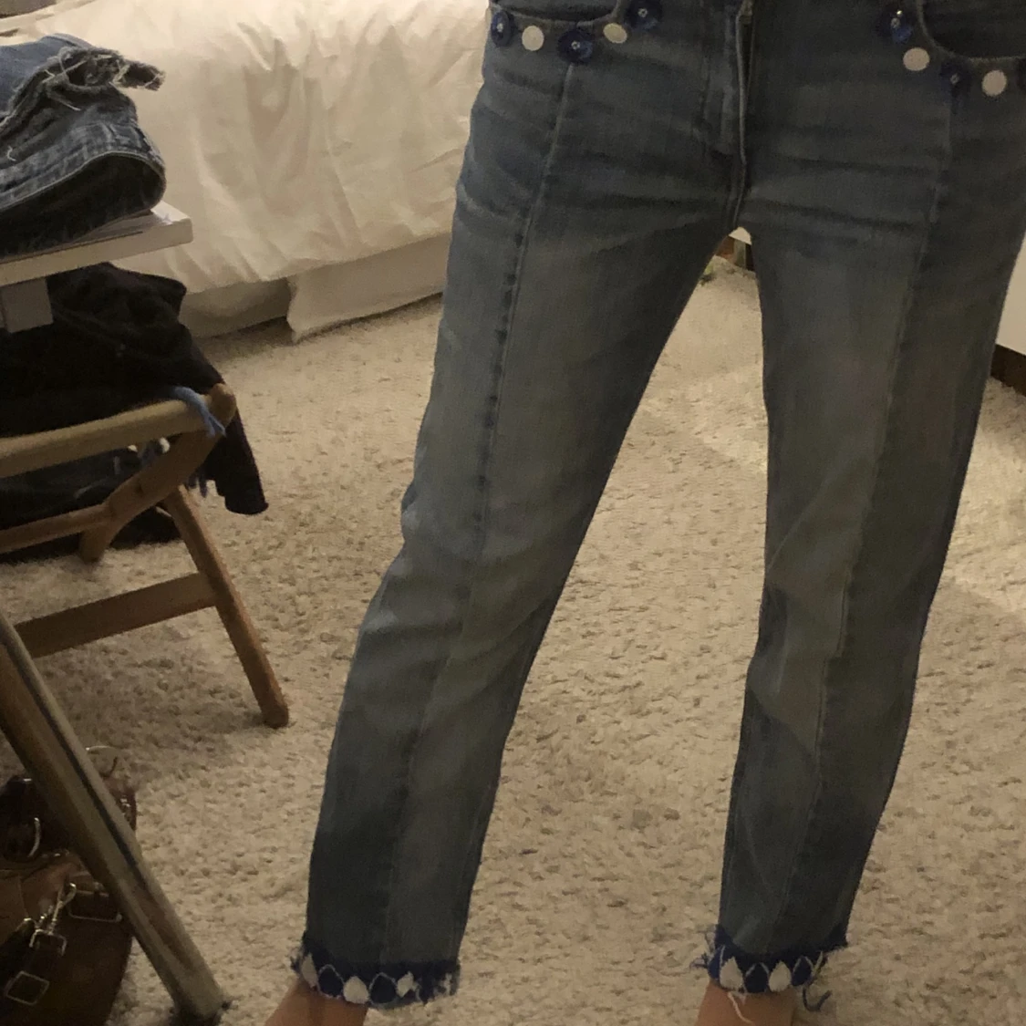 Gina tricot jeans med detaljer - 91