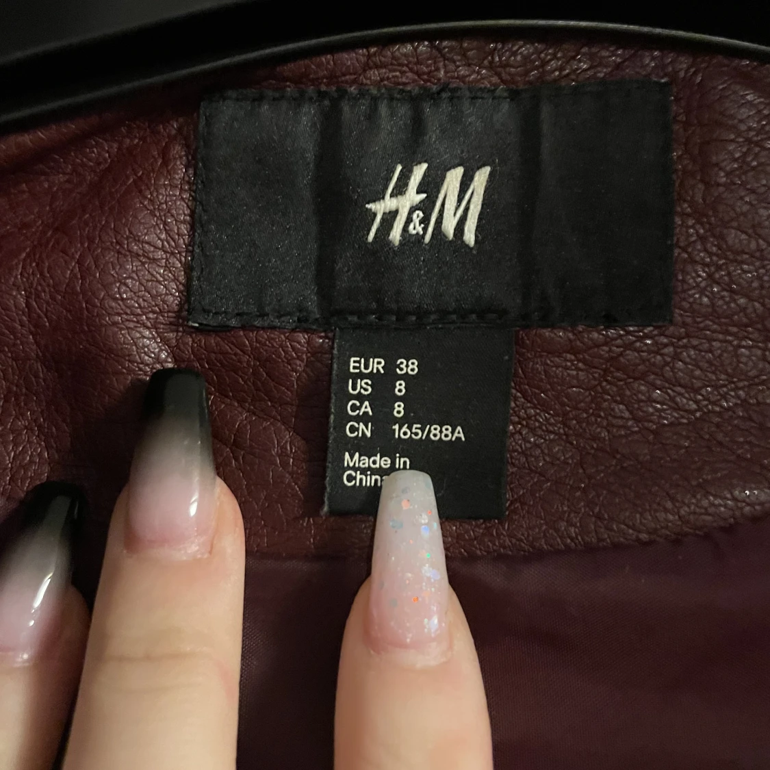 Svin cool röd skinnjacka  - 2