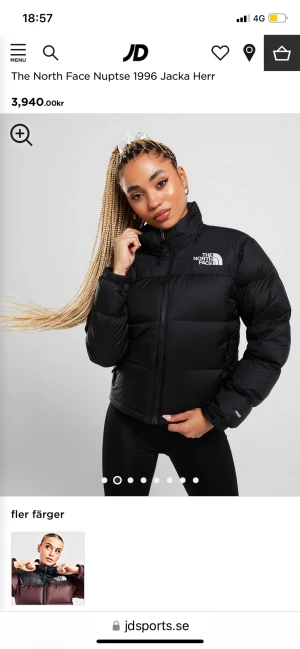 North face jacka - Nästintill oanvänd, säljer eftersom jag vill ha en annan jacka☺️