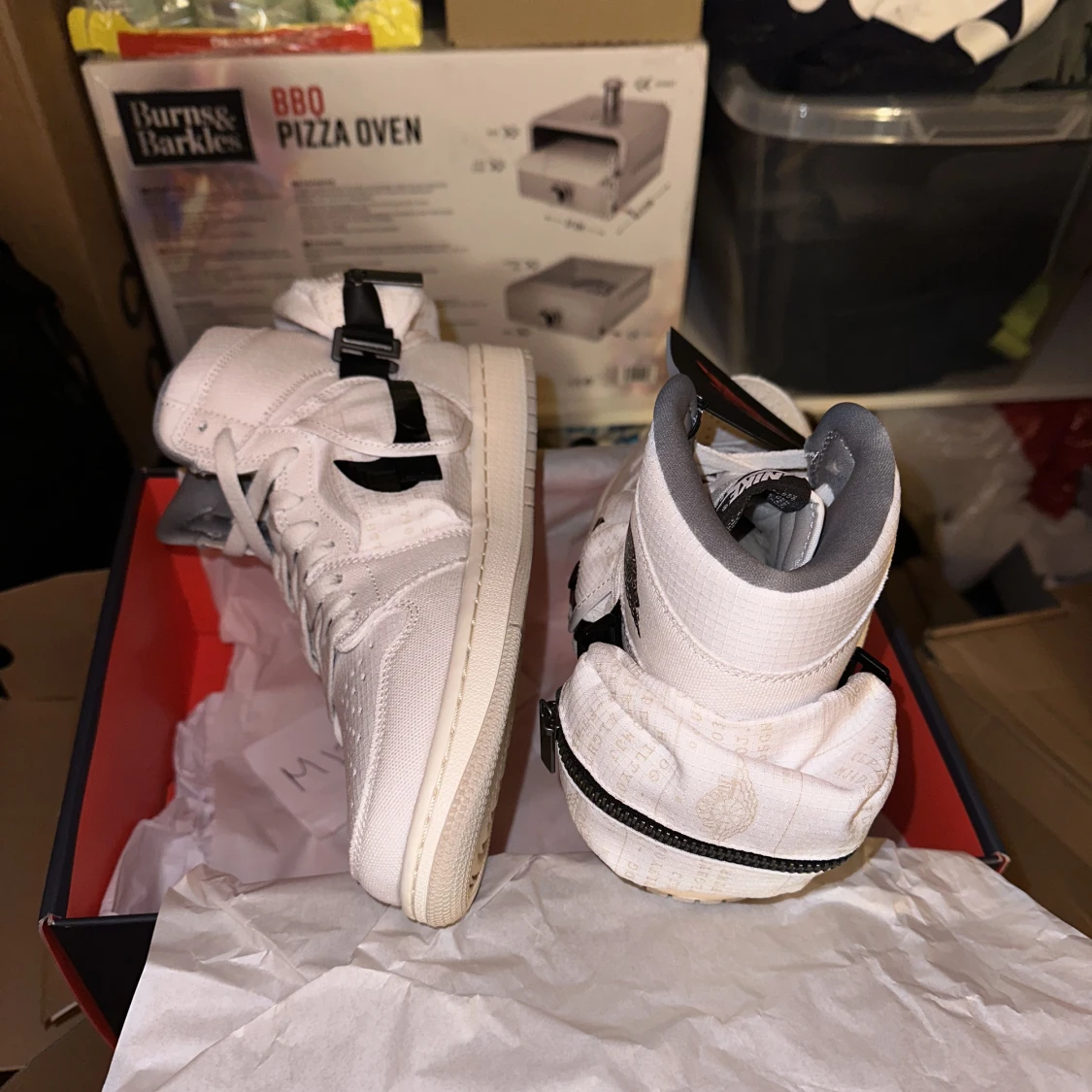 Air Jordan 1 Utility WHITE/BLACK-SAIL - 90