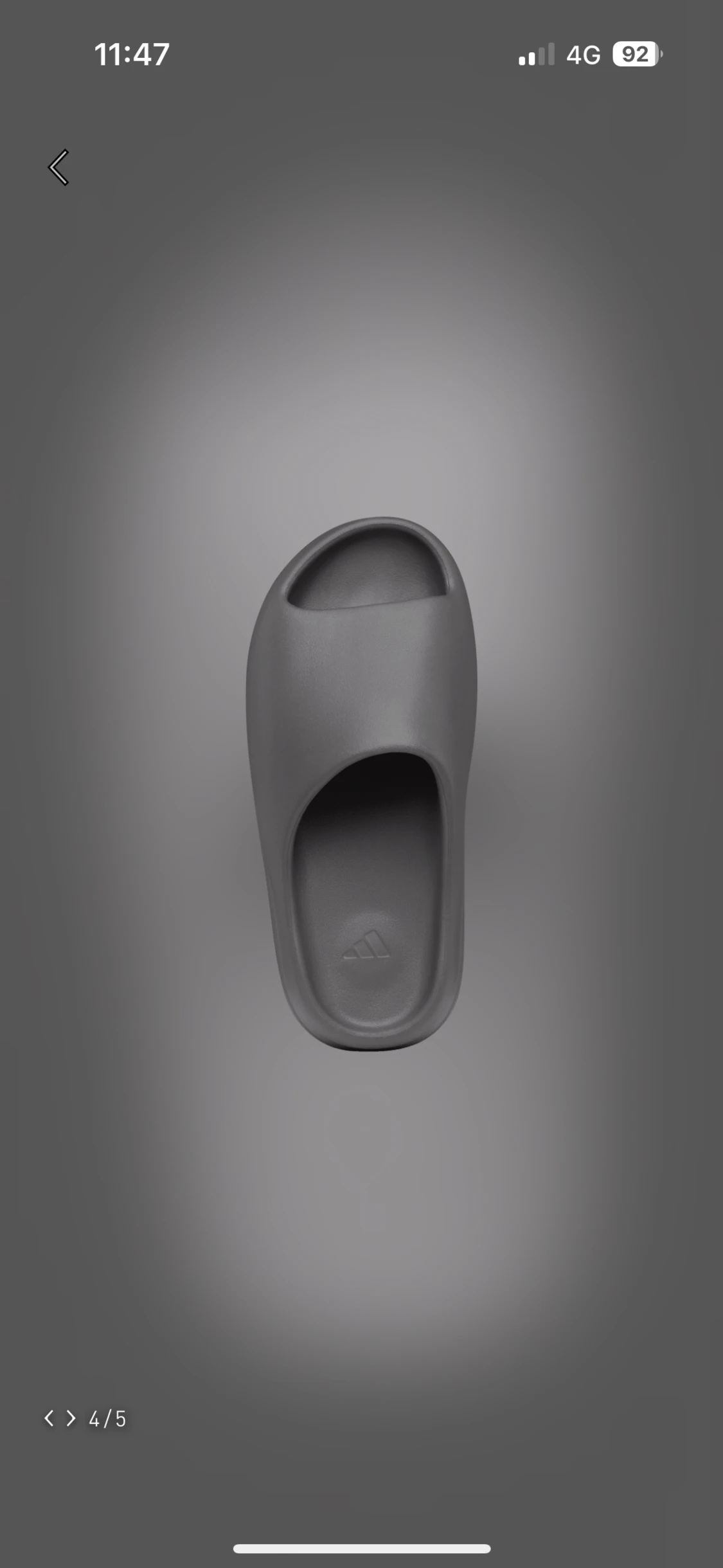 Yezzy slide granite - 90