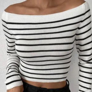 tröja - randig t-tröja från shein 