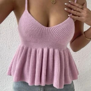 stickad  - topp från shein