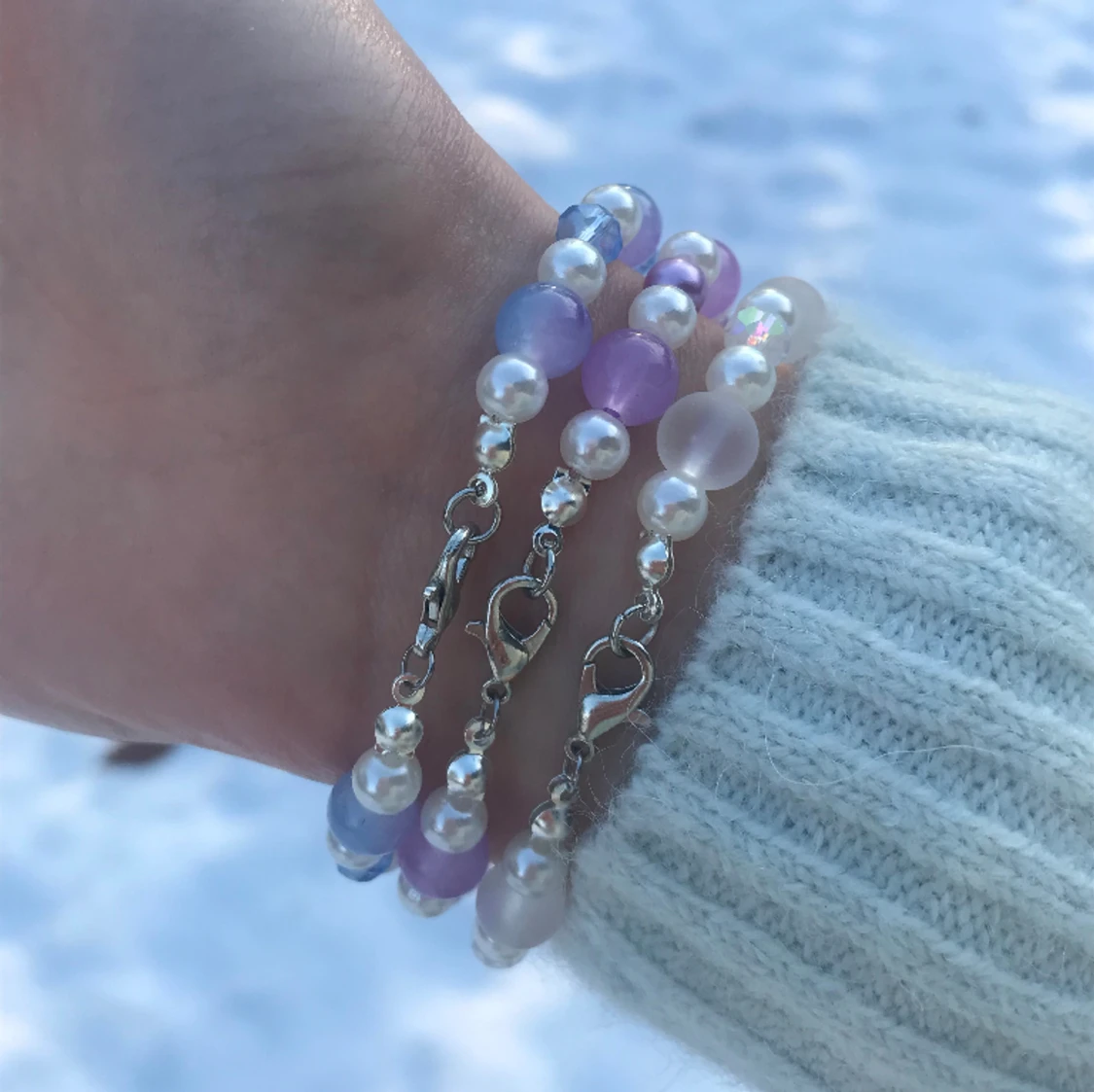 Pärlarmband ängel - 90