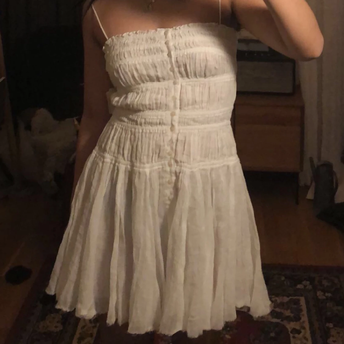 Vit klänning Lausanne Slip Dress - 90