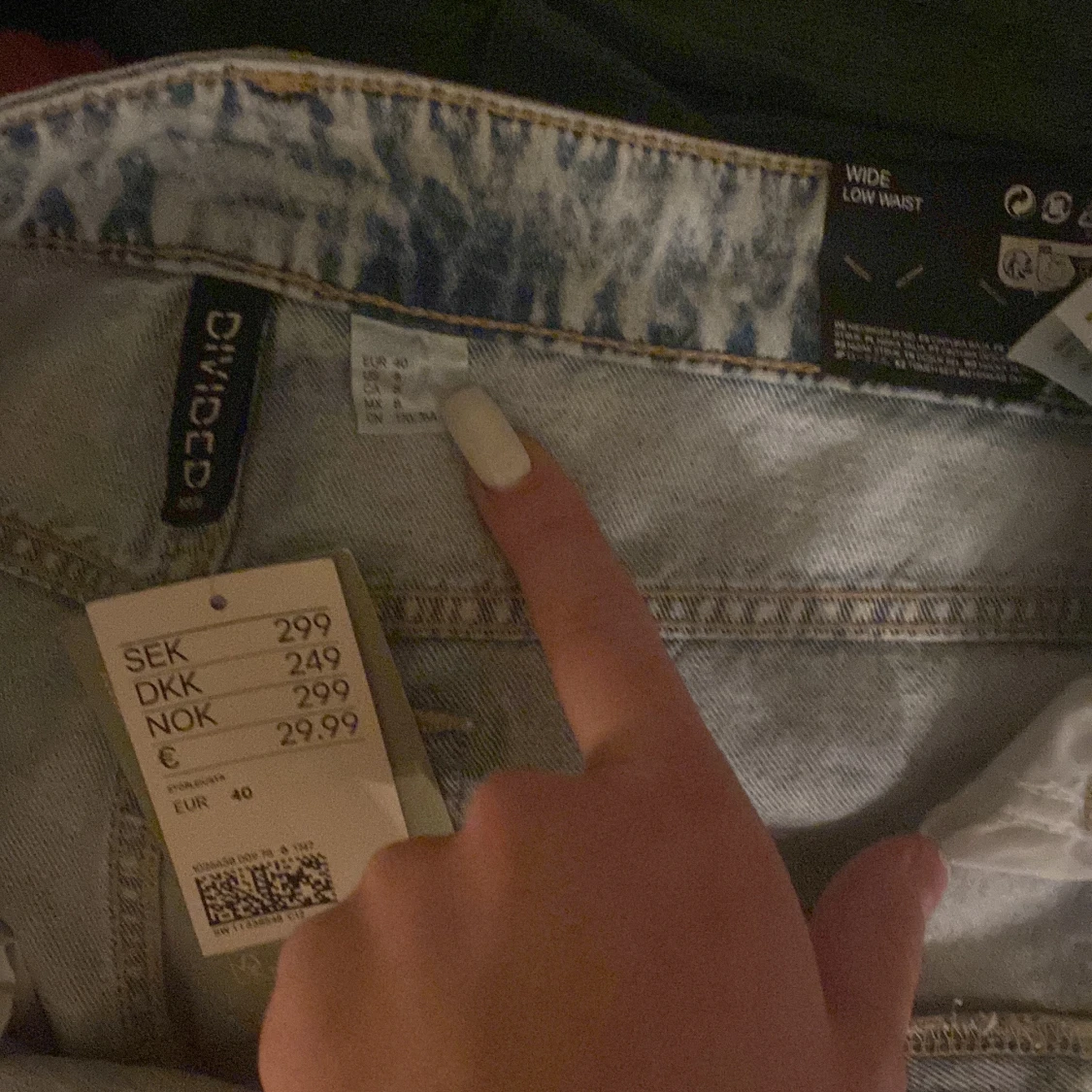 Nya lågmidjade jeans  - 91