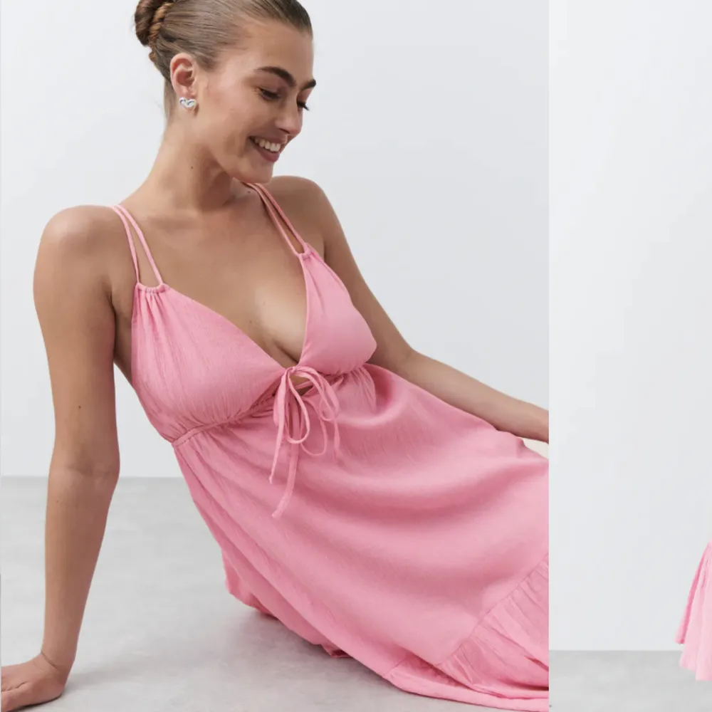 Superfin rosa klänning från Gina!💕 Aldrig använd! Nypris 459kr. Klänningar.
