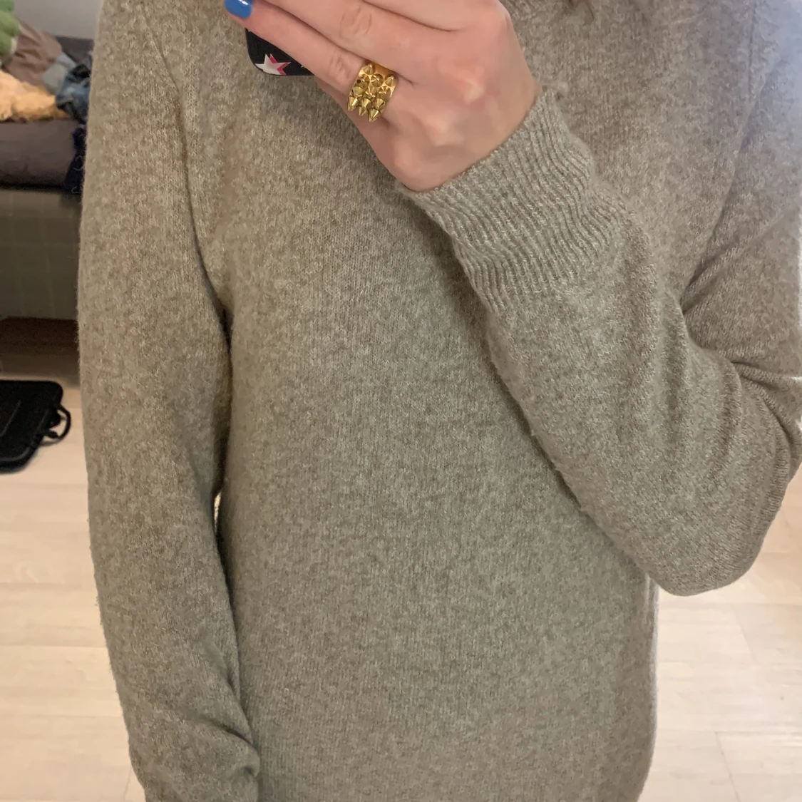 Stickad klänning  - 90