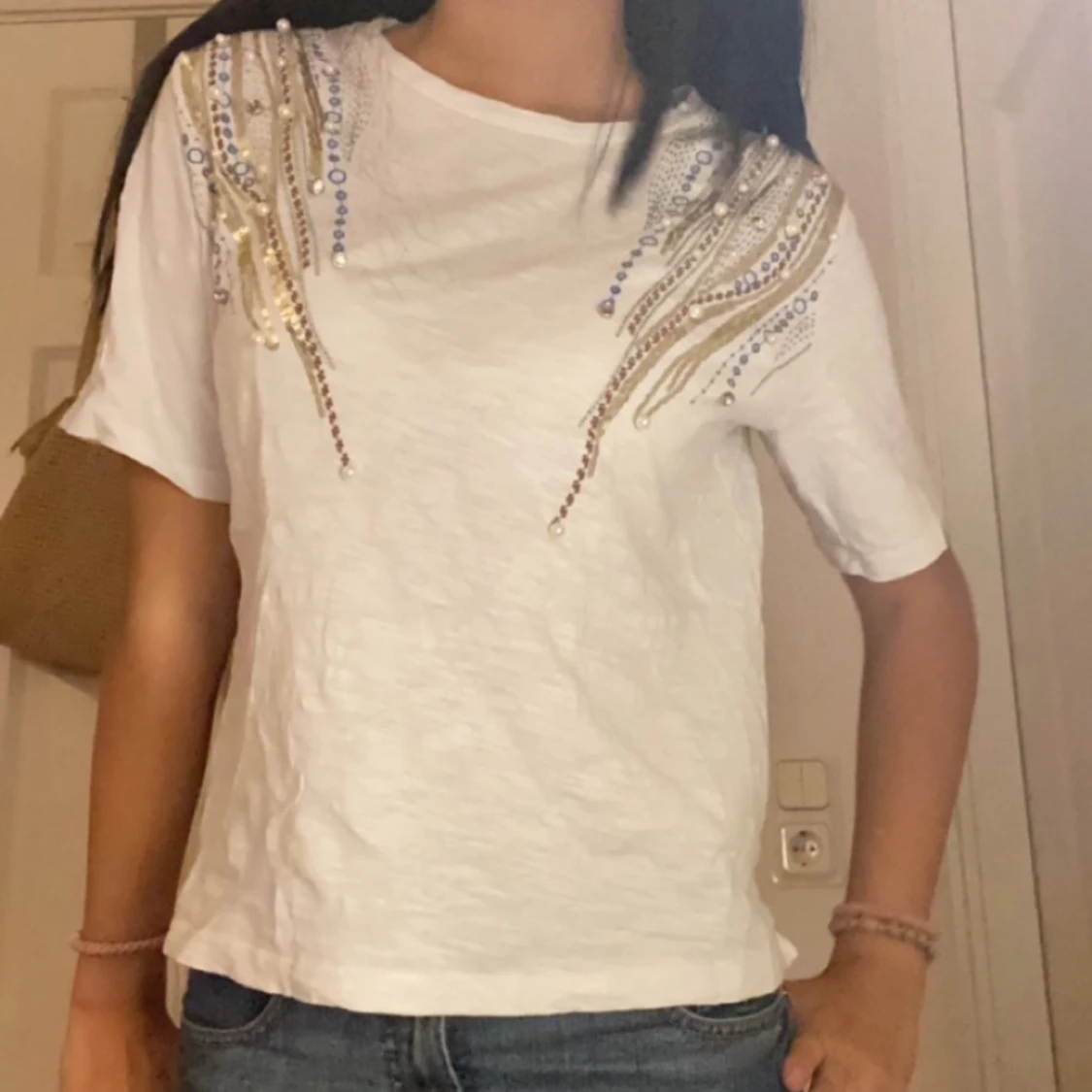 Tröja med pärlor😍 - 90