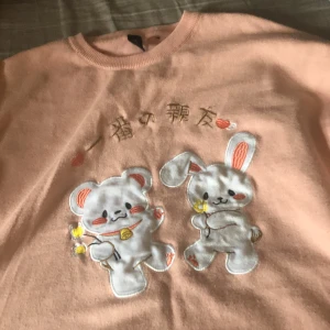 Rosa tröja - Söt rosa tröja från romwe/shein med stretch, inga synliga fel