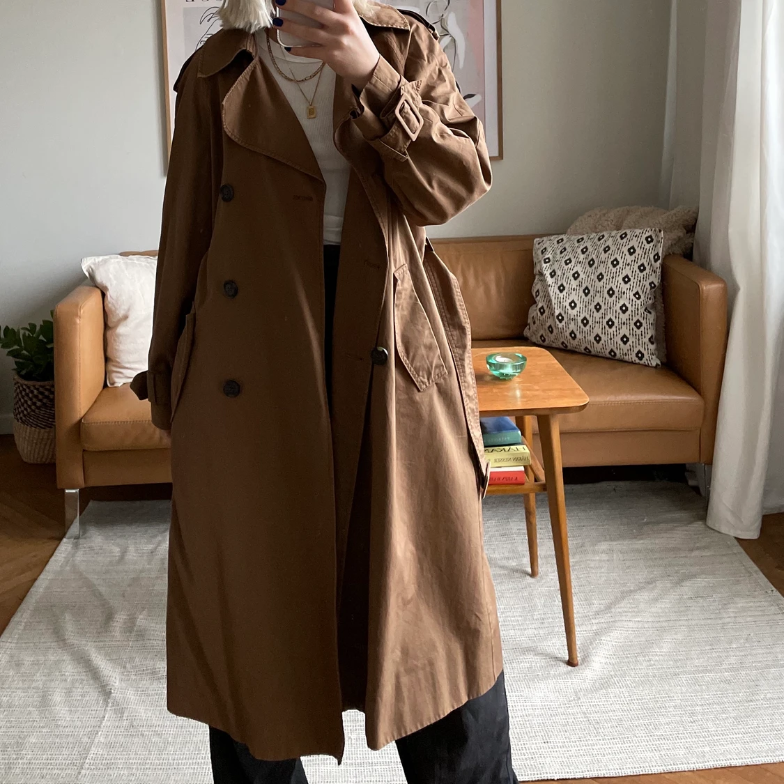 Brun Trenchcoat 