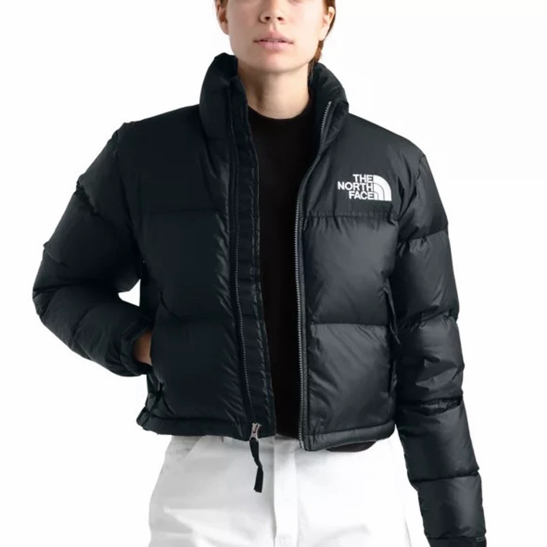 The North Face Nuptse crop jacka strl S - 90