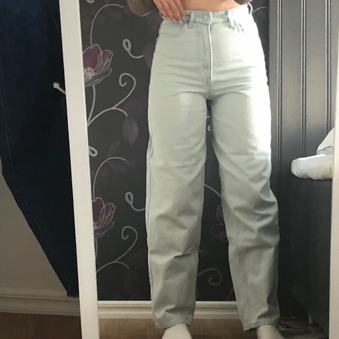 Raka ljusblåa jeans  - 91