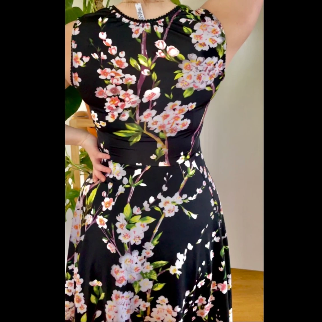 Blommig klänning  - 90