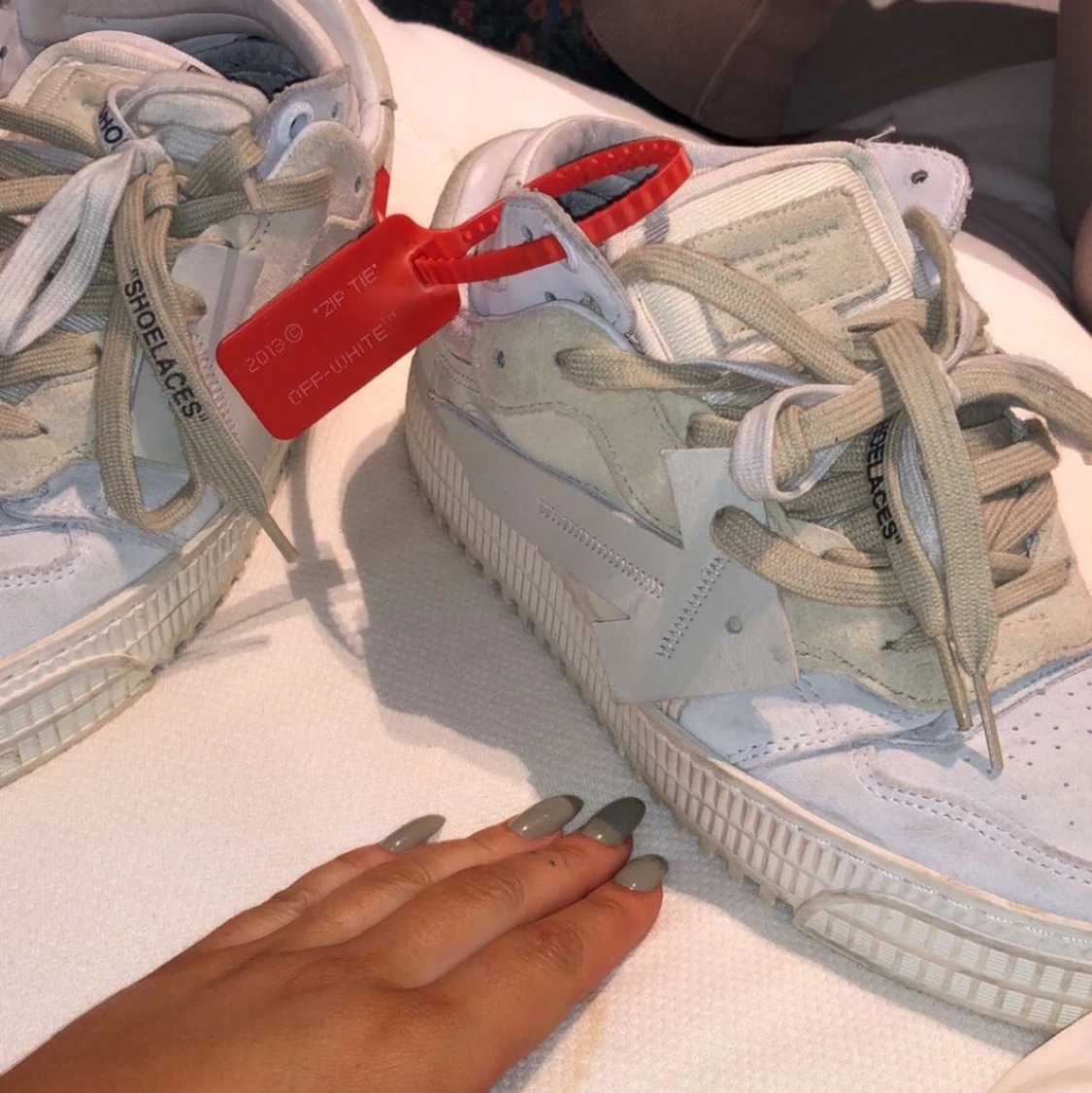 Off white sneakers