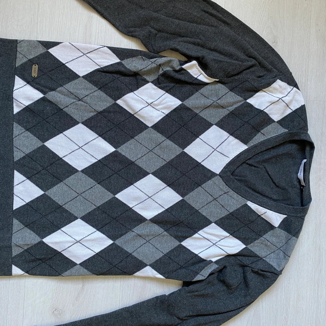 Rutig långärmad tröja från Bläck