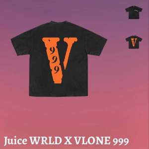 Fet Juice WRLD x Vlone t-shirt i svart och röd. Tröjan är helt ny och oöppnad. För mer bilder/frågor skriv till mig