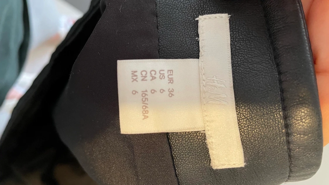 Kjol i fejkskinn - 90