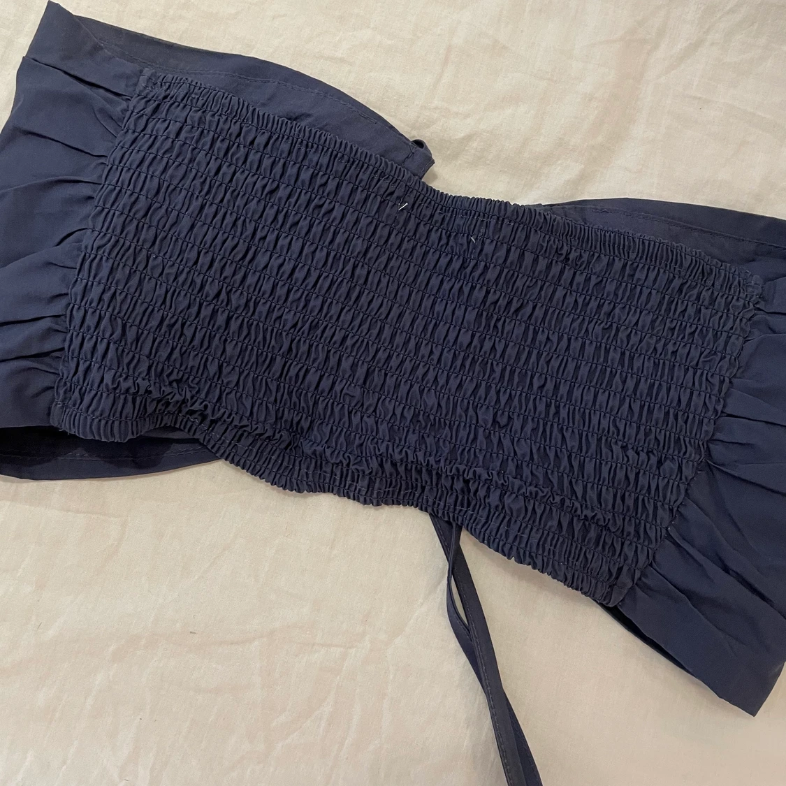 Marinblå trendig topp  - 91