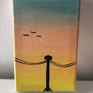 🧡Tavla🧡 - Säljer en själv målad tavla🧡