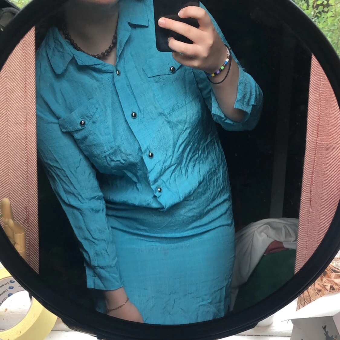 Blå klänning 💙💙💙