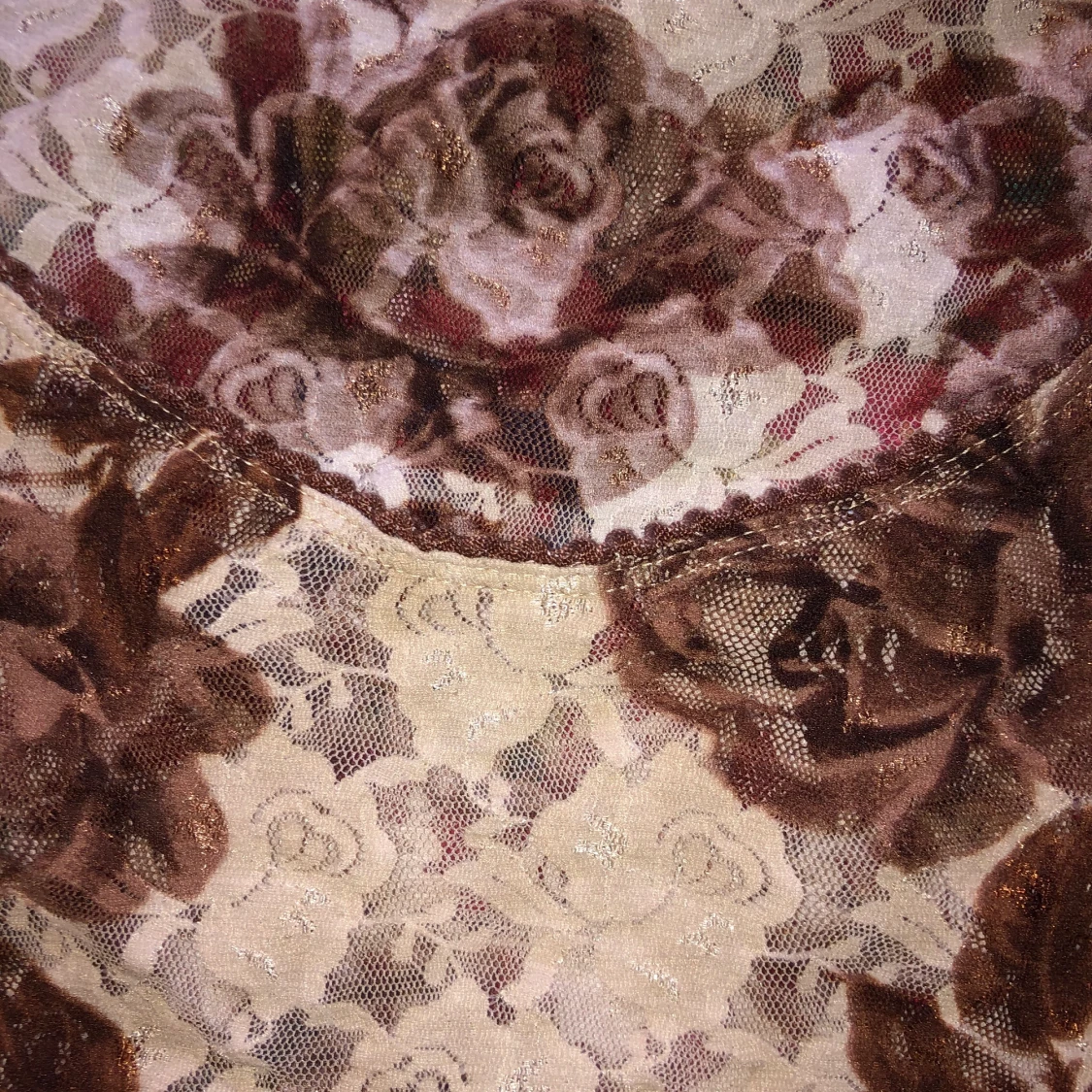 blommig nättröja  - 91