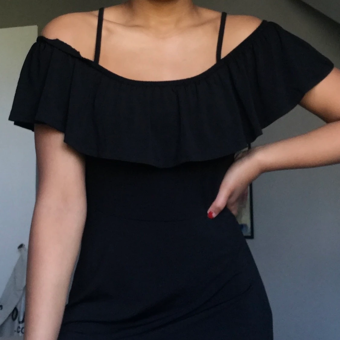 Vanlig svart klänning!✨ - 90