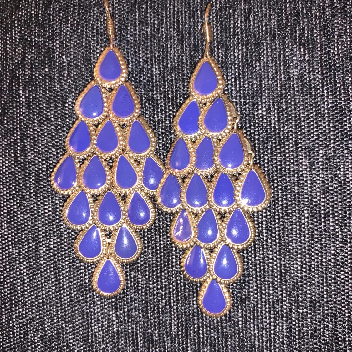 Blå örhängen  - 90