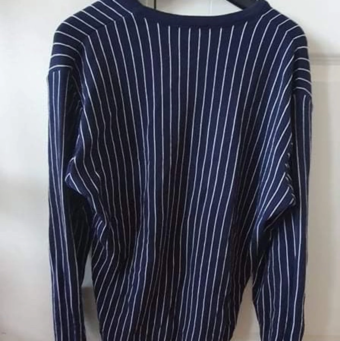 Marinblå Lacost tröja  - 90